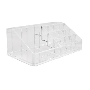 

15 Grids COSMETIC ORGANIZER Acrylic LIPSTICK Holder Jewellery Case Box Clear