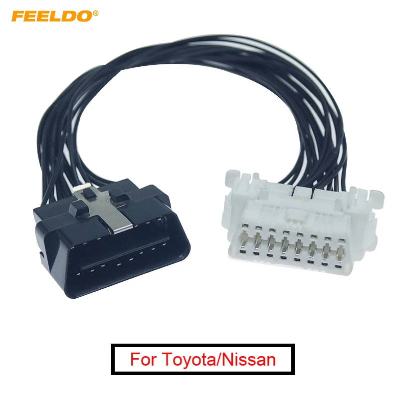 Кабель-удлинитель с 16-контактным OBD2 штекером на гнездо FEELDO 5 шт. | Автомобили и