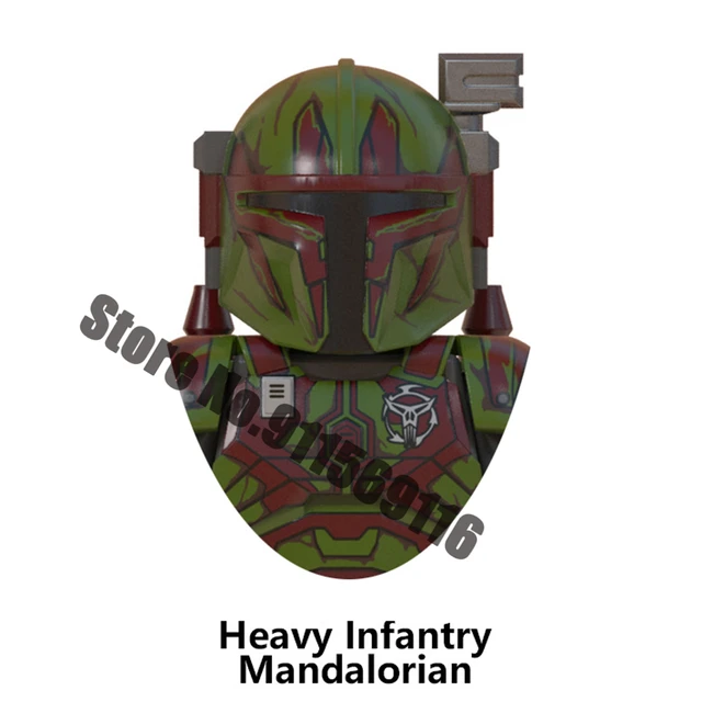 Din Djarin Boba Fett Mandalorian Building Blocks Grogu Baby Yoda Death Watch Paz Vizla Bo-Katan Jango Star Action Figure Wars B-WM996