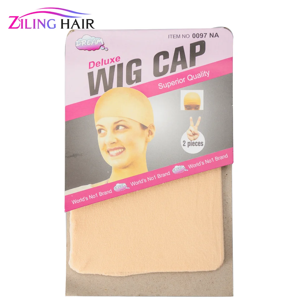 

Top Quantity Deluxe WigCap Hair Net For Women Sew Weave 2 Pieces/Pack Hair Wig Nets Stretch Mesh Wig Cap For Making Wigs
