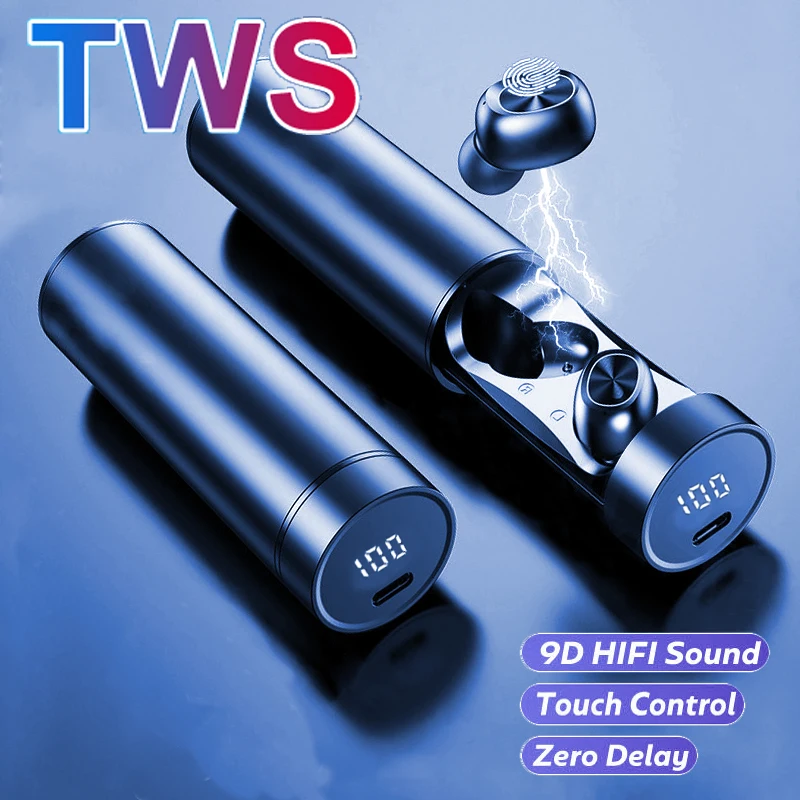 TWS-наушники B9 с микрофоном и поддержкой Bluetooth | Электроника