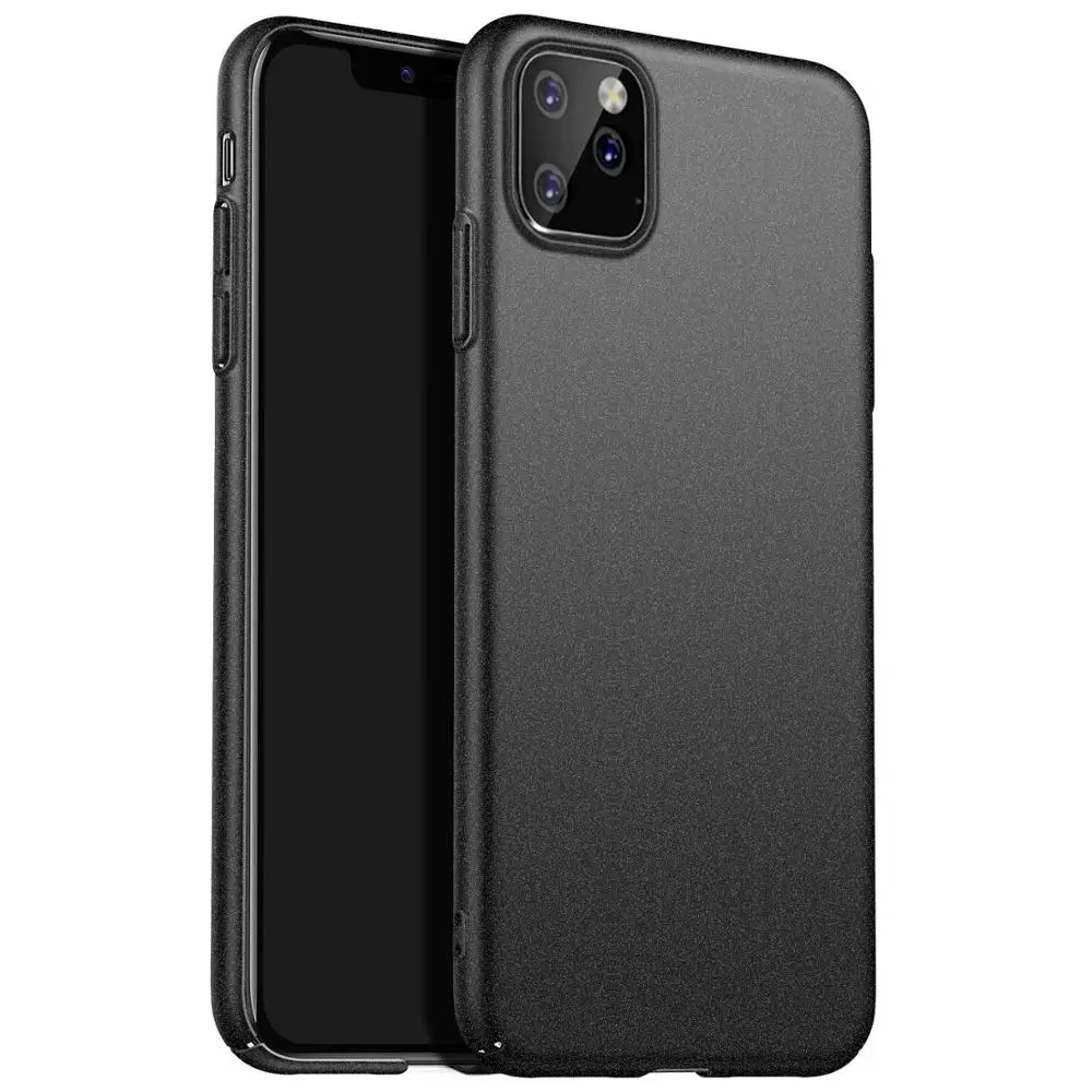 Micro Matte Black Новинка для iPhone 11 XI Max XIR Чехлы Высокое качество Роскошный тонкий задняя крышка для iPhone 11 XR Max Xs X Coque 5," 6,1" 6," дюймов - Цвет: Micro Matte Black