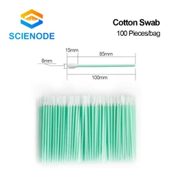Scienode – coton tige non tissé, 100 pièces/lot, anti poussière, taille 70mm 100mm 160mm 121mm, pour lentille de mise au point propre et Kits de protection pour fenêtres 