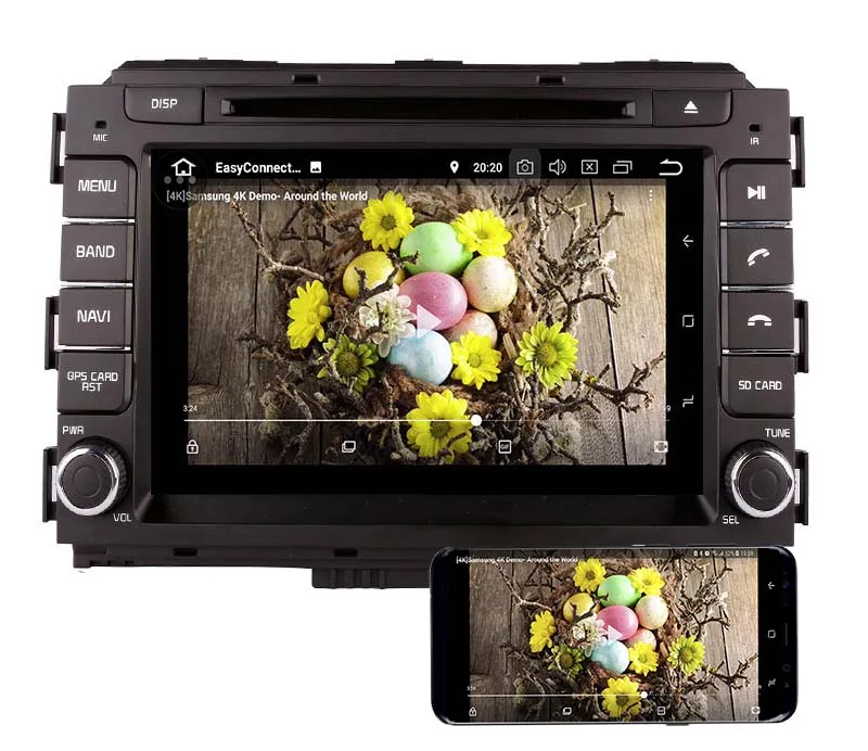 Best Belsee PX5 Ram 4GB Android 9.0 Car Multimedia GPS Navi Head Unit Radio Stereo for Kia Carnival Sedona 2015 2016 2017 2018 2019 5