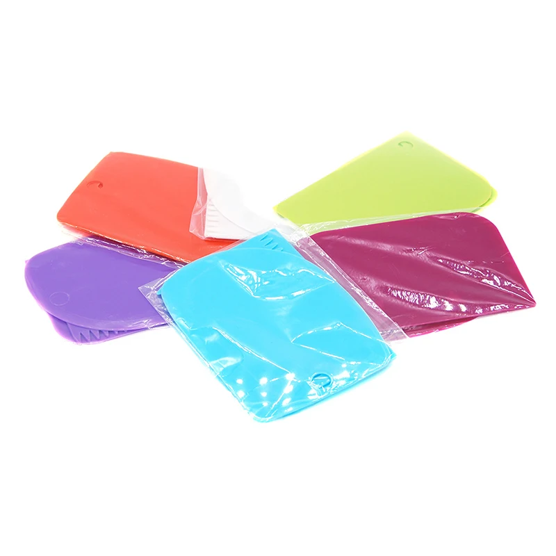 3 шт./лот резак для теста и торта шпатель крема скребок пастообразных резаков с