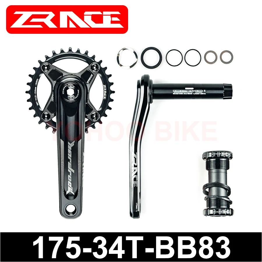 175-34T-BB83 HARDROCK шатун для горного велосипеда MTB 1X10 11 12 Скоростей с фиксированной передачей 170 мм 175 мм шатунный палец для прямое Крепление передняя Звездочка для SRAM Орел - Цвет: 175-34T-BB83