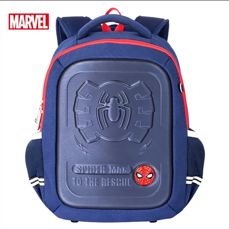 Disney  School Bags For Boys Captain America Spider Man Iron Man Primary Student Shoulder Backpack Large Capacity Mochilar