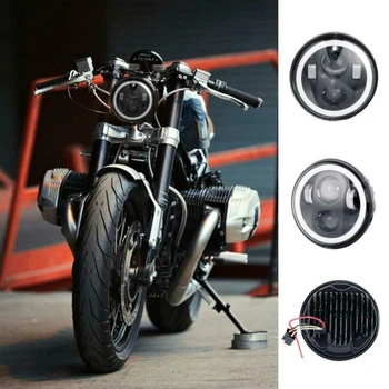 

5-3/4" 1x LED Motorcycle Projector For Dyna Sportster XL1200 DC 10-30V