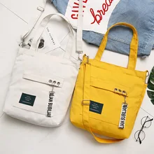 Женская модная Холщовая Сумка через плечо для девочек, женская сумка из эко-ткани, многоразовая Складная Большая сумка для покупок, сумка с хлопковой подкладкой