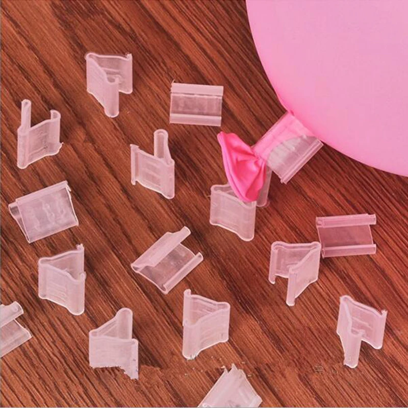 V clip 100pcs Воздушный шар цветок сливы клип практичный день рождения Свадебная вечеринка пластиковый воздушный шар арочный комплект пластиковые воздушные шары украшения Аксессуары - Цвет: V clip 100pcs