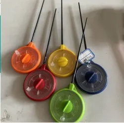1pc random color Мини-удочка для подледной рыбалки, зимняя спортивная портативная удочка для рыбалки, Аксессуары для рыбалки, удочка - Цвет: 1pc random color