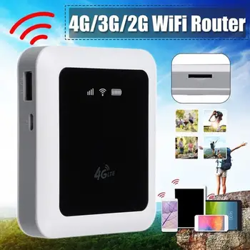 

Unlocked 4G Wifi Router 3G 4G Lte Portable Wireless Wifi Mobile with Slot Display Card Sim Wi-Fi Pocket Hotspot Router Car Q4Z7