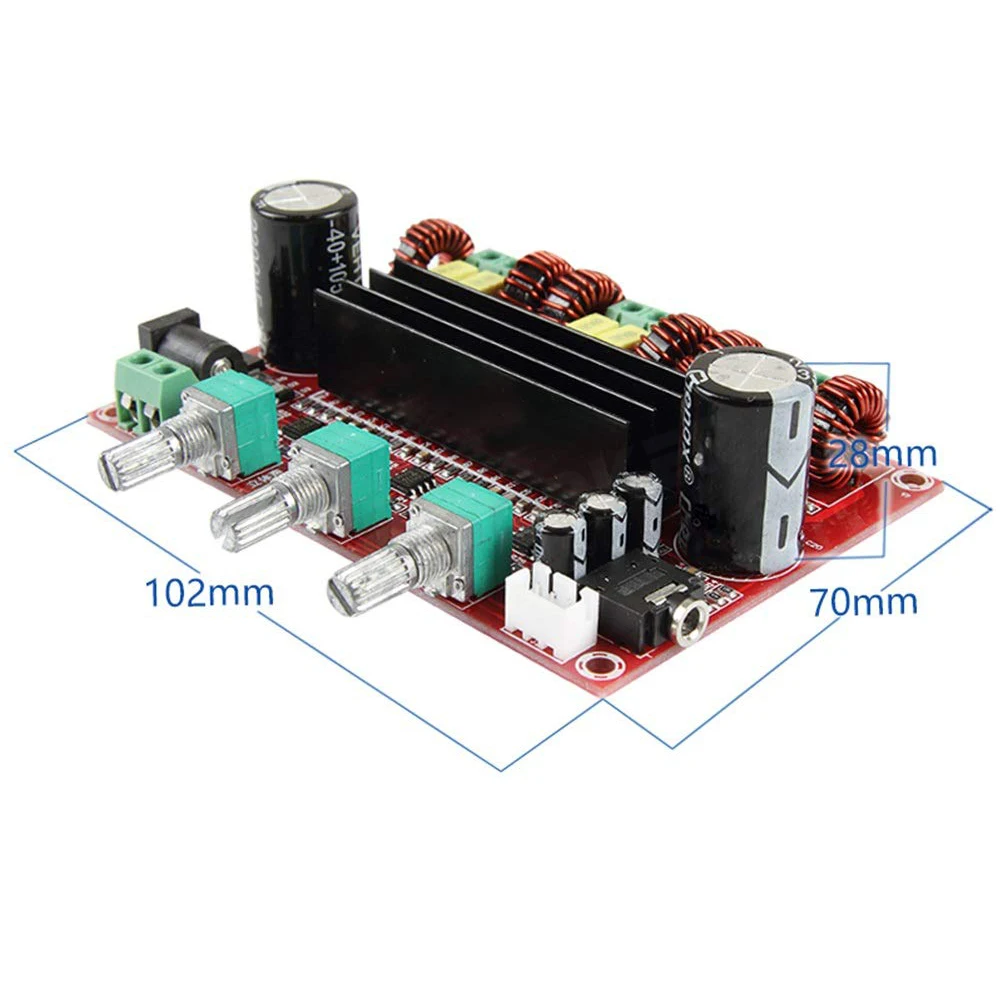 Audio Stereo Digital Power Amplifier Board TPA3116D2 50W*2+100W 2.1 Kanal Bass S