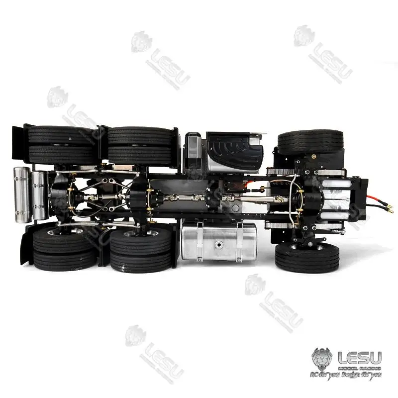 LESU 1/14 Металлическое шасси для Benz 3363 56348 1851 TAMIYA RC тракторный