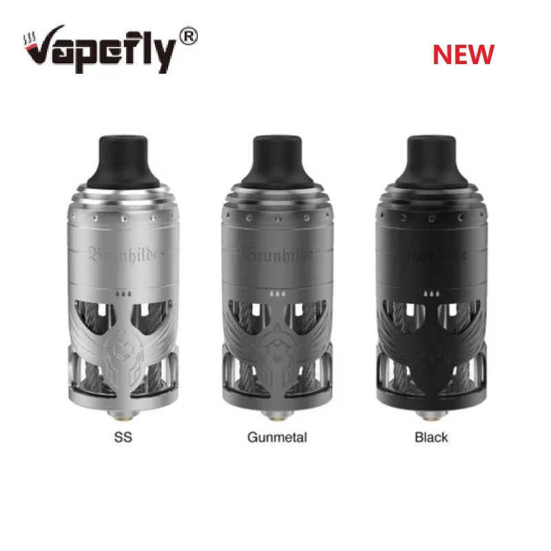 

NEW Original Vapefly Brunhilde MTL RTA Tank 5ml E-cig Atomizer with 1.0ohm Coil 6 Level Airflow Control Vape Vaporizer Vs Zeus X