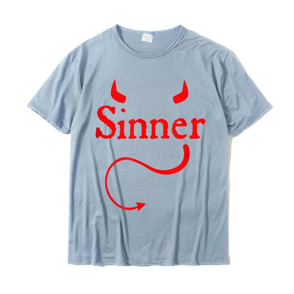 Casual Short Sleeve T Shirt Summer Fall O-Neck 100% Cotton Boy Top T-shirts Camisa Casual T Shirt Fashionable Top Quality Sinner Devil Horns Tail Rock Atheist Sin Lover T-Shirt__MZ17154 light