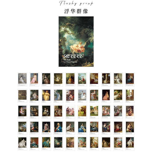 50pcs INS Natural Scenery Stationery Stickers Aesthetic Travel Book Cute Craft Diary Ablum Scrapbooking material
