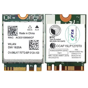 

DW1820A BCM94350ZAE BCM94356ZE 802.11ac BT4.1 867Mbps wifi Adapter BCM94350 M.2 NGFF WiFi Wireless Card better than BCM94352Z