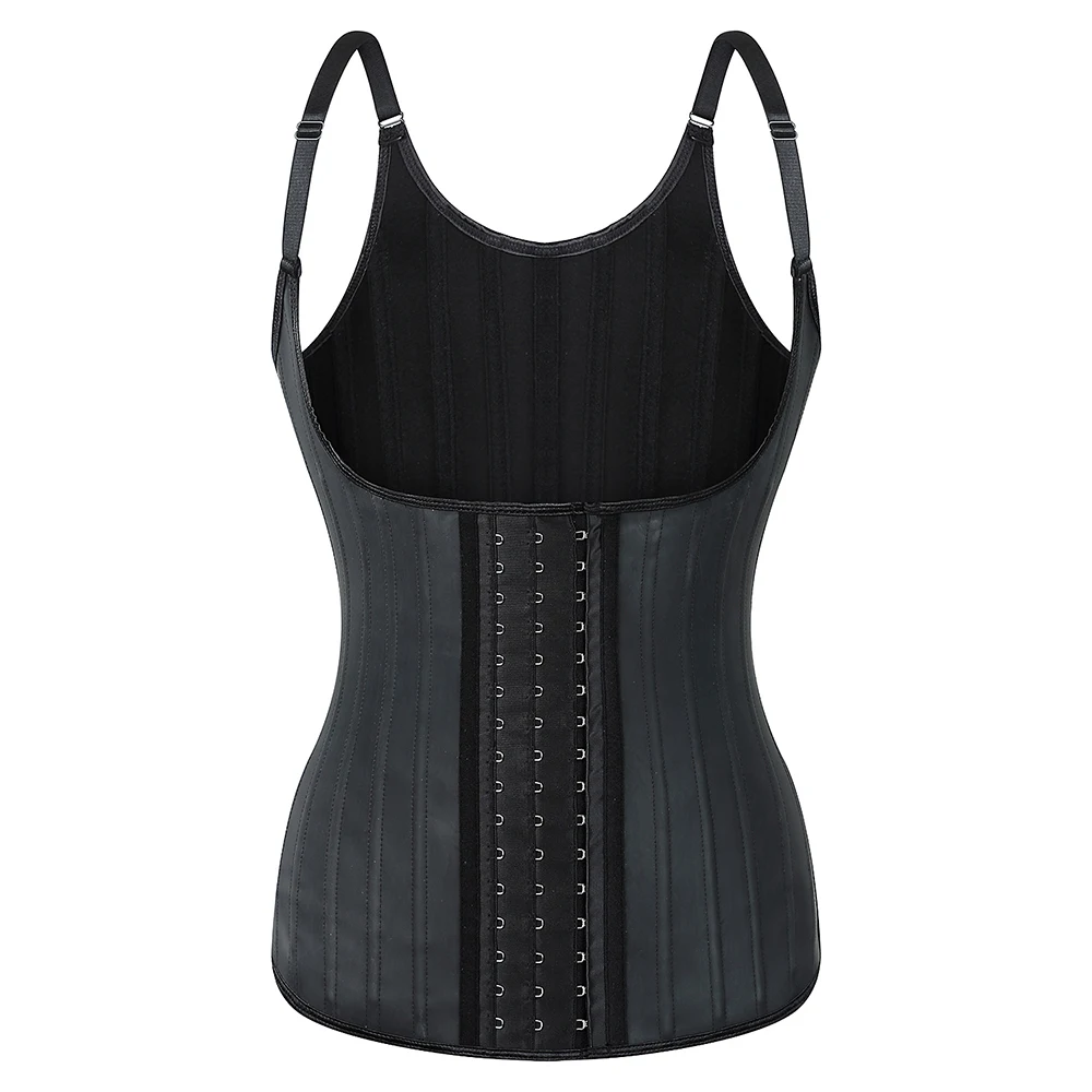 European Sports Shaper Corset Latex Women Tops Underwear Briefs Body Shapewear Waistrainer Waist Cinchers Vest F0018 CACARE