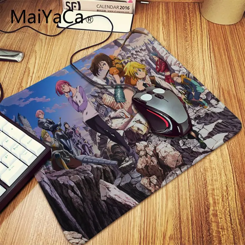 Maiyaca Nanatsu No Taizai прочный коврик для мыши большой игровой коврик для мыши Коврик для мыши для ноутбука клавиатура скоростной коврик Настольный коврик