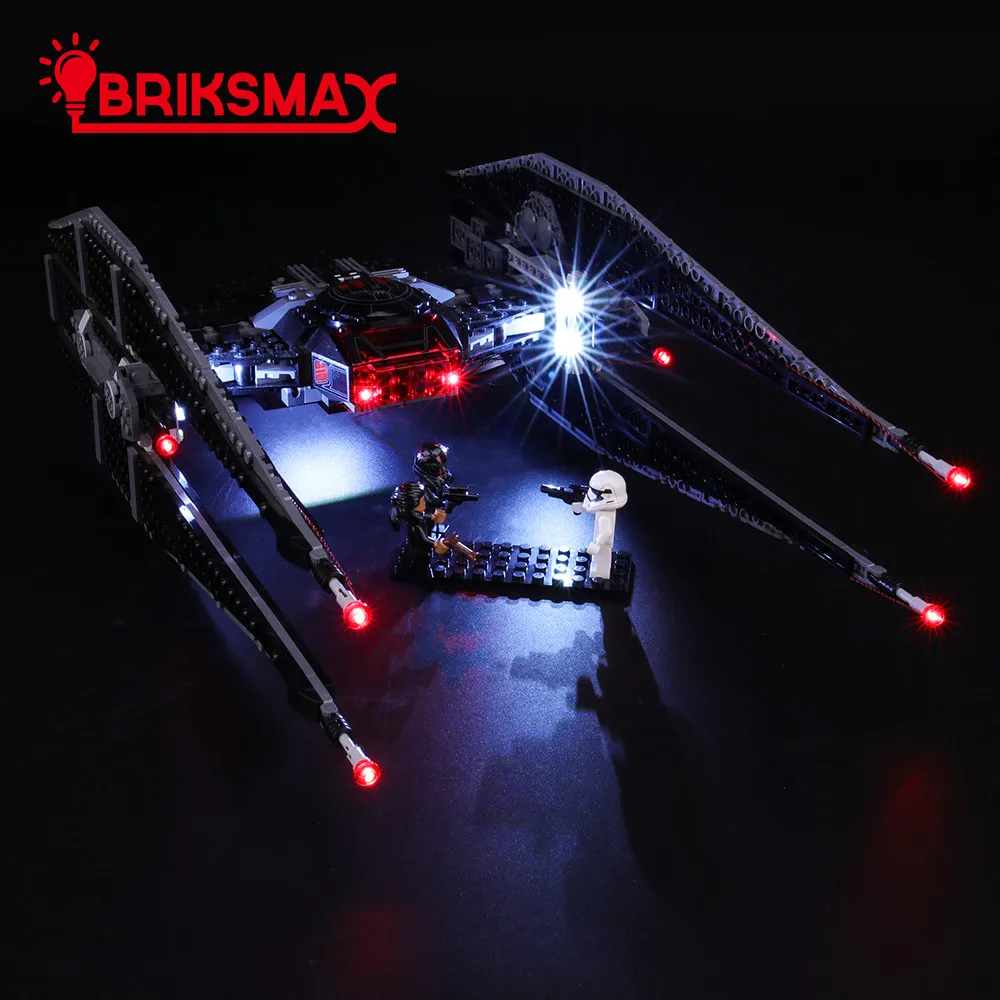 

BriksMax Light Kit For 75179 Kylo Ren's TIE Fighter Building Blocks Lighting Set (NOT Include The Model)