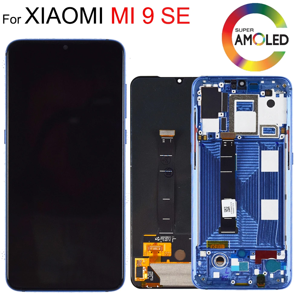 Новый Сменный ЖК-дисплей AMOLED 5 97 дюйма 9SE для XiaoMi Mi 9 SE экран Mi9 se сенсорный