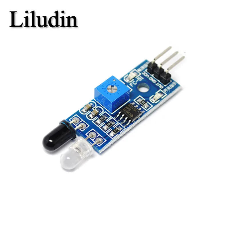 Инфракрасный модуль датчика обхода препятствий для Arduino Smart Car Robot 3-проводной