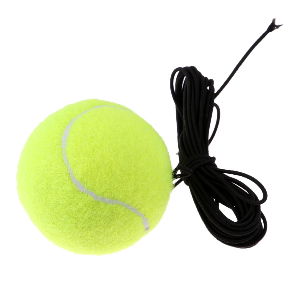 Drill Exercise Sports Tennis Training Ball With String Rope Trainer Train Tool S 
