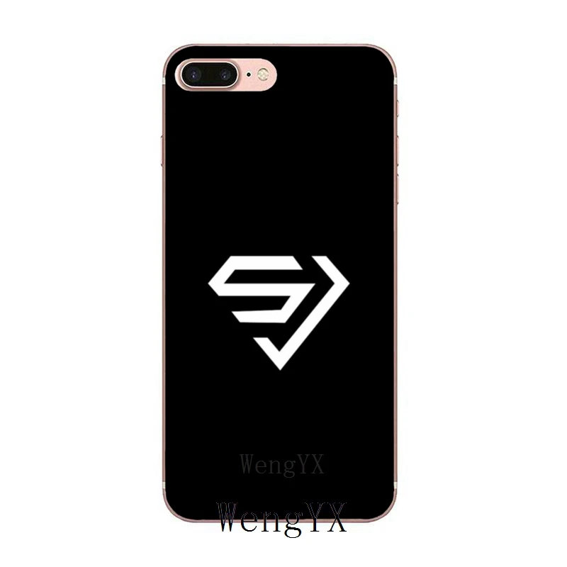 Super junior Логотип для samsung Galaxy A70 A60 A50 A40 A30 A10 A9s A8 A6s J4 J6 Prime Plus крышка чехол - Цвет: junior-logo-new-C-03