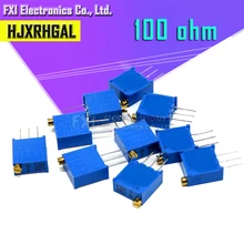 10 шт. 3296W-1-101LF 3296W 100 Ом 101 3296W-1-101 3296W-101 W101 Подстроечный резистор подстроечный потенциометр
