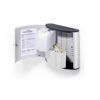 

First aid wall kit set M, 280x302x118mm silver