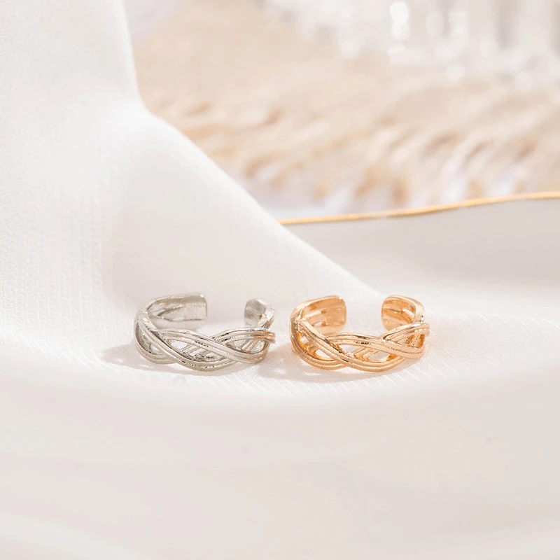 LETAPI простые ушные манжеты для женщин золотые серьги каффы Клипсы Серьги без