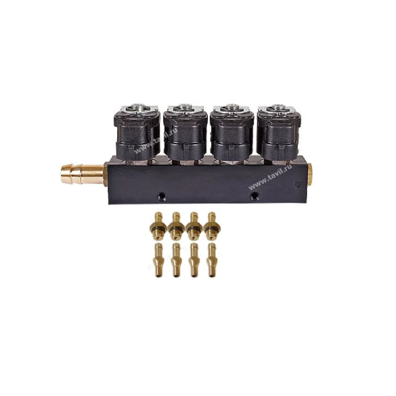 

LPG CNG kits for Valtek injector rail Digitronic type 30 BFC for 4 cylinders