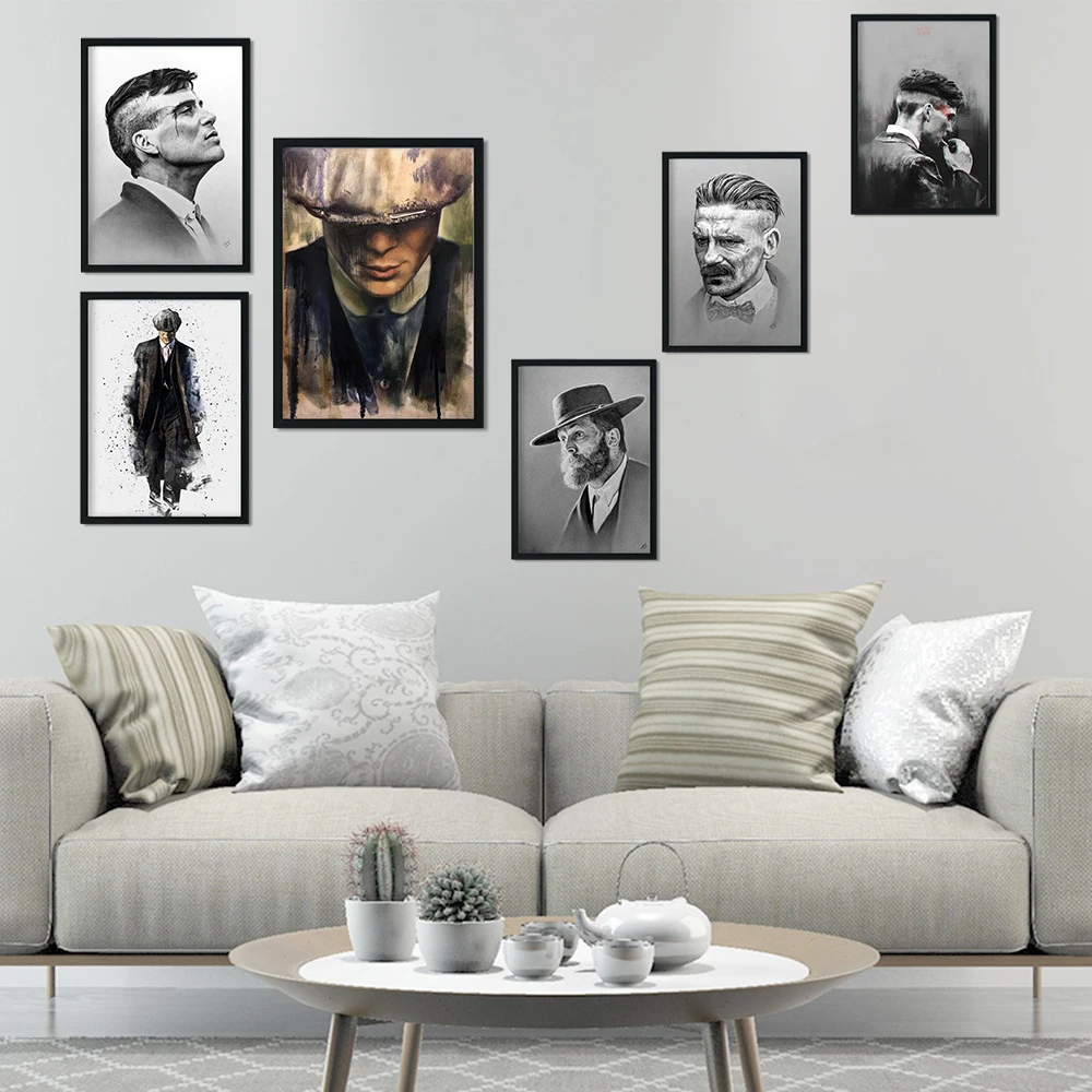 2019 г. британская Популярная ТВ серия Семейные декоративные постеры с глазурью