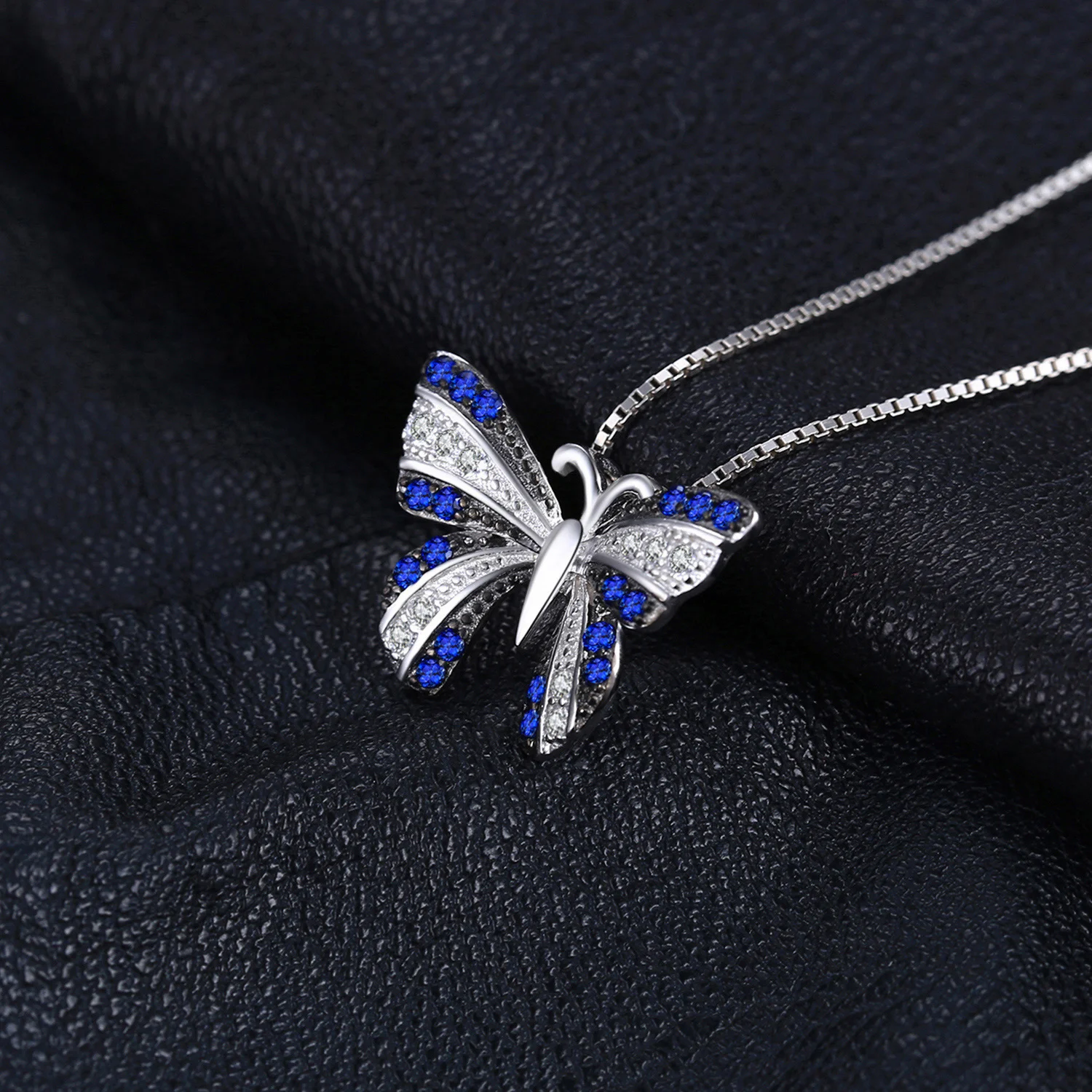 Jдворцовая бабочка созданная шпинельная Подвеска Ожерелье 925 драгоценные камни из стерлингового серебра Колье эффектное Ожерель