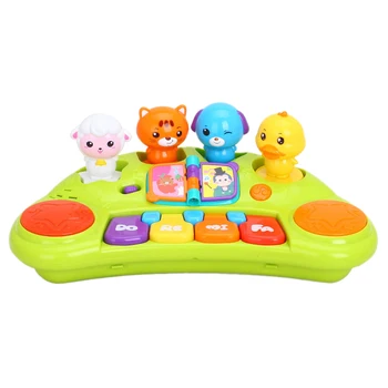 

Baby Music Piano Keyboard Button Toys, Cute Animals, Baby Toys, Music Lights and Animal Sounds, Holiday Gifts, Birthday Gifts