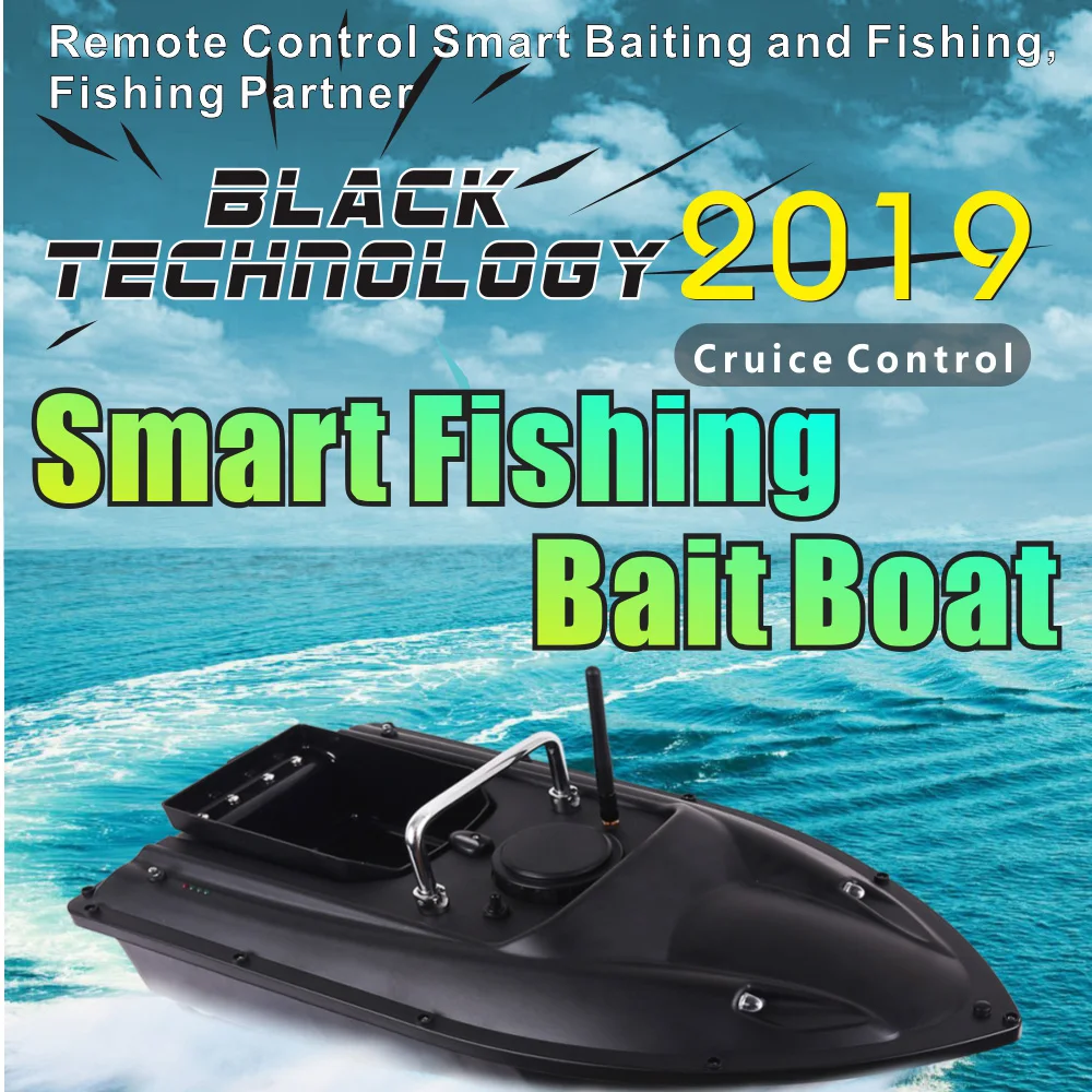 

Remote Control Fishing Bait Boat 1.5kg Bait Loading with Double Motors 400-500m distance Fishing toy
