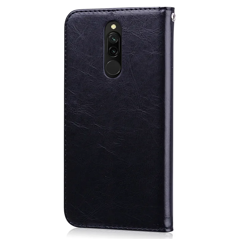 Xiaomi Redmi 8 чехол Redmi 8 чехол мягкий силиконовый кожаный бумажник флип-чехол для Xiaomi Redmi 8 Redmi8 чехол для телефона держатель для карт Fundas