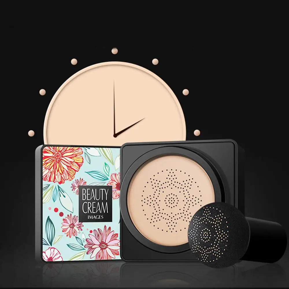 BB Air Cushion основа для макияжа Грибная головка CC крем отбеливающий Макияж Косметика водостойкая осветляющая основа для лица тон воздушная подушка - Цвет: Ivory Color