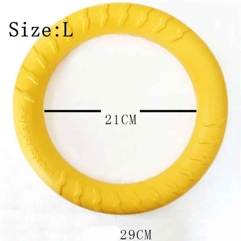 Модная собака EVA летающие диски кольцо для домашних животных Потяните-устойчивая к укусам плавающая игрушка для украшения на открытом воздухе товары для домашних животных подвижный инструмент для собак