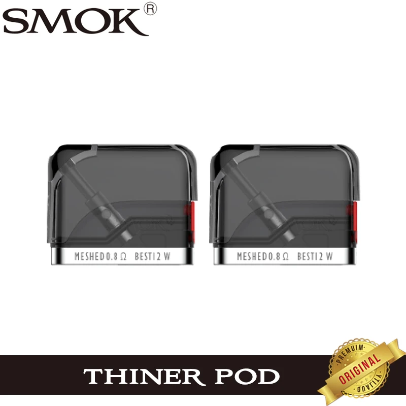 Tanie Oryginalny SMOK Thiner Pod 3.5ML kaseta z Meshed 0.8ohm cewki