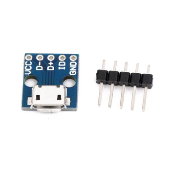 

USB Micro-B Breakout Board Connector Socket Power Charging Converter Module