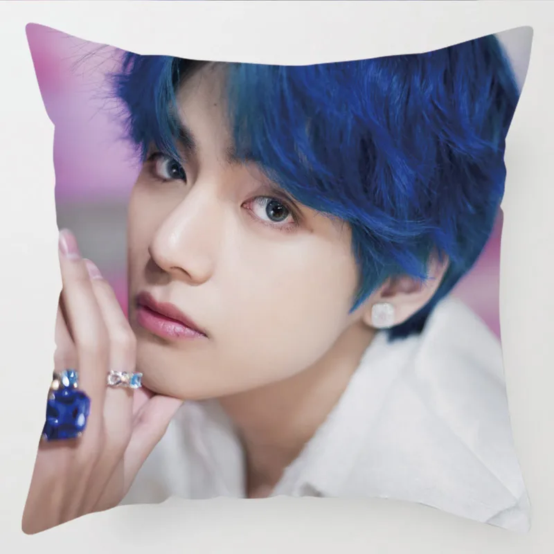 Bangtan boys мультяшная Подушка CoverPrint Подушка Чехол птица полиэстер хлопок BT-21Throw наволочка для подушки, декоративная для Офис