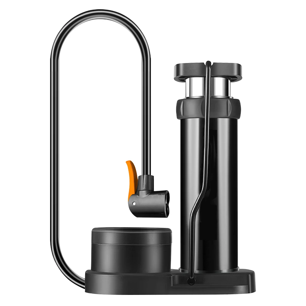 Bicycle Pump Portable Aluminum Foot Pumps MTB Cycling Air Pump Pressure Gauge Inflator 120Psi