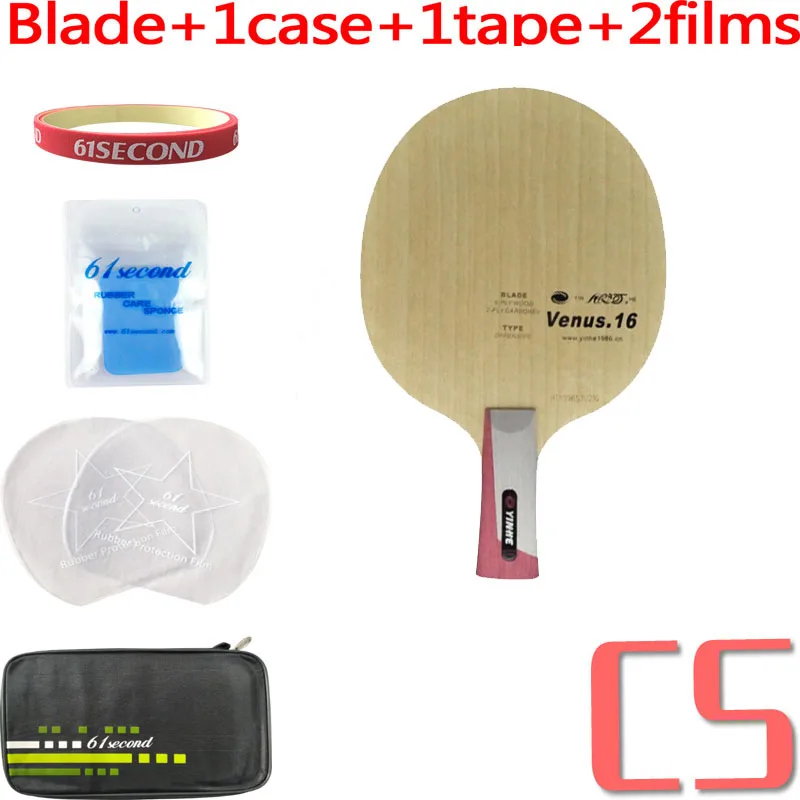 CS short handle Млечный Путь Galaxy YINHE Venus.16 V-16 V16 V 16 лезвие для настольного тенниса пинг-понга - Цвет: CS short handle