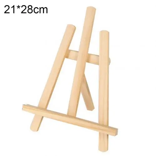 Wood Color 21 28cm Деревянная регулируемая картина чертеж стенда станковая рамка художника штатив дисплей полка - Цвет: Wood Color 21 28cm