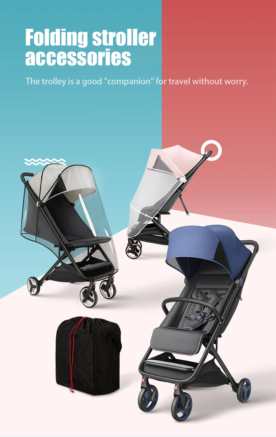 IMBABY, аксессуары для коляски, дождевик, полный Чехол, ветрозащитный, водонепроницаемый+ москитная сетка, детская коляска+ передний подлокотник, u-образный поручень