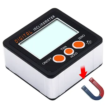 

Measuring Digital Inclinometer Gauge 360° Data retention Tilt function