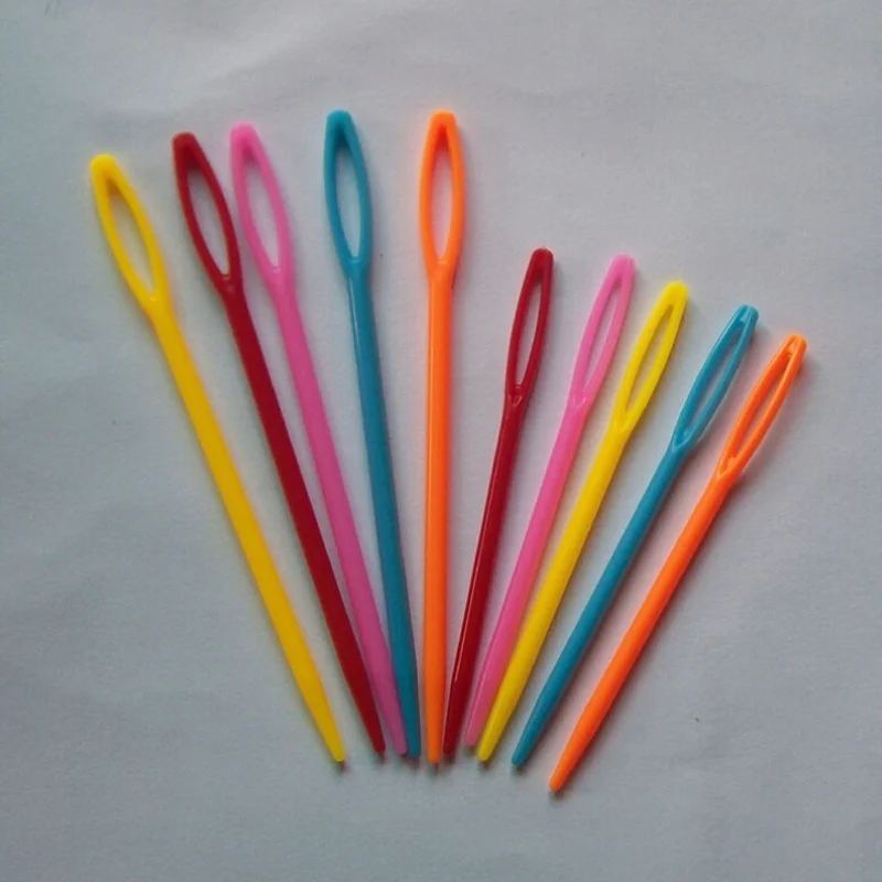 

Colored plastic Sweater suture needles Safety sewing Threading needles DIY knitting tools