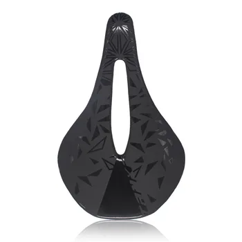

New Carbon+Leather Road Bike Saddle MTB Bicycle Saddles Bike Racing Saddle PU Soft Seat Cushion bicycle seat carbon saddle